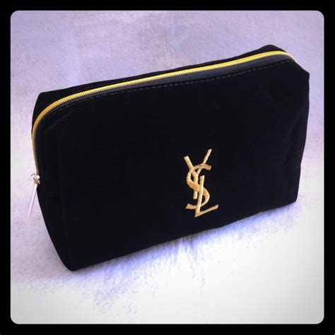 yves saint laurent make up bag|slim YSL makeup pouch.